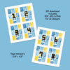 Hanukkah 8 Nights Printable Gift Tags