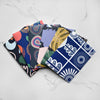 Brilliant Blues Euro Flap Envelopes - Set of 6