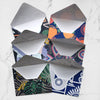 Brilliant Blues Euro Flap Envelopes - Set of 6