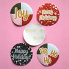 Joyous Modern Christmas Eco-Friendly Sticker Variety Pack of 8