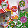 Jingle Jolly Joy Christmas Eco-Friendly Sticker Variety Pack of 8