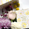 Pink & Yellow Flower Birthday & Wedding Eco-Friendly Wrapping Paper
