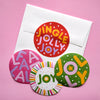 Jingle Jolly Joy Christmas Eco-Friendly Sticker Variety Pack of 8