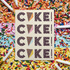 Birthday Cake Confetti Slices Greeting Card
