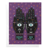 KASA Palms Halloween Palm Reading Greeting Card