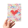 Rainbows and Hearts Love & Valentine's Day Greeting Card