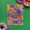 Bold Beautiful Bright Flower Garden Greeting Card