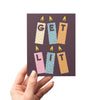 Confetti Get Lit Birthday Candles Greeting Card