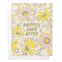  Happily Ever After Floral Wedding Greeting Card