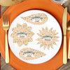 Thankful Thanksgiving Printable Table Place Cards, Leaves, & Flowers