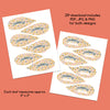 Thankful Thanksgiving Printable Table Place Cards, Leaves, & Flowers