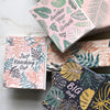 Monstera Leaf Nature Sympathy & Care Greeting Card