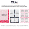 Gold, Pink, & White Star Eco-Friendly Wrapping Paper