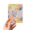 Matisse Inspired Abstract Art Greeting Card
