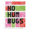 No Hum Bugs Christmas Tree Greeting Card