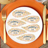 Thankful Thanksgiving Printable Table Place Cards, Leaves, & Flowers