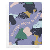 Through Highs & Lows Terrazzo Appreciation Greeting Card