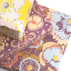 Purple & Gold Flower Wedding Eco-Friendly Wrapping Paper