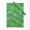 Modern Christmas Green Wreath Eco-Friendly Wrapping Paper