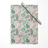 Pink & Green Tropical Plant Leaves Eco-Friendly Wrapping Paper