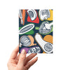 Colorful Culinary Mixed Vegetable Greeting Card