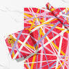 Birthday & Christmas Red Stripe Eco-Friendly Wrapping Paper