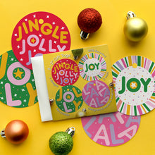  Jingle Jolly Joy Christmas Gift Tag Variety Pack of 8