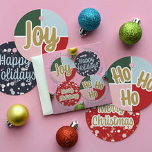  Joyous Modern Christmas Gift Tag Variety Pack of 8