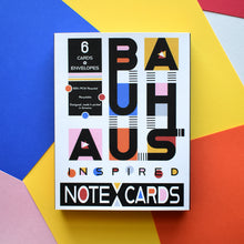  Bauhaus Inspired Note Card Set of 6 - 1 of 2