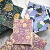 Purple Floral & Nature Recycled Wrapping Paper