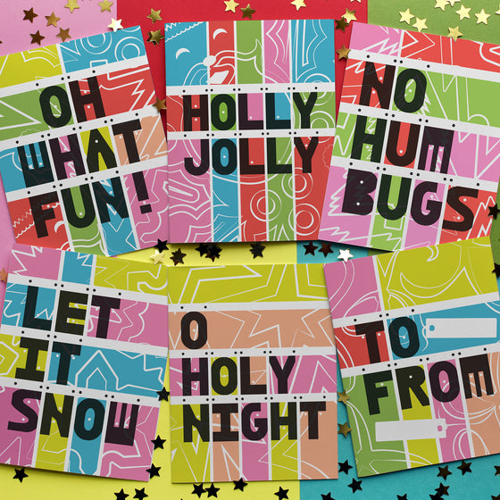 O Holy Night Christmas Stars Greeting Card