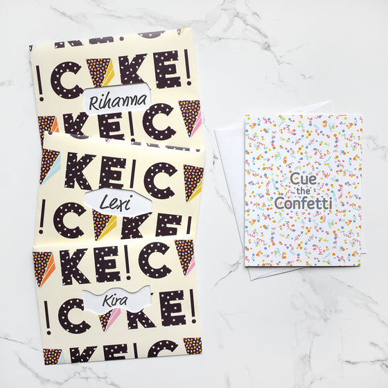 Confetti Birthday Graduation & Celebration Greeting Card