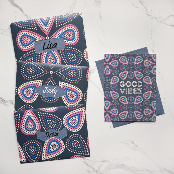 Sending Good Vibes Greeting Card