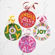  Jingle Jolly Joy Christmas Gift Tag Variety Pack of 8