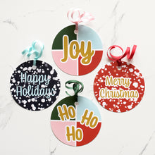  Joyous Modern Christmas Gift Tag Variety Pack of 8