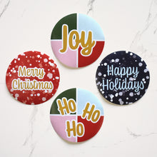  Joyous Modern Christmas Eco-Friendly Sticker Variety Pack of 8