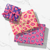 Pink, Purple, & Peach Leopard Animal Print Eco-Friendly Wrapping Paper