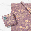 Purple Floral & Nature Eco-Friendly Wrapping Paper