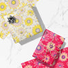 Pink & Yellow Flower Birthday & Wedding Eco-Friendly Wrapping Paper