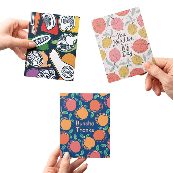 Buncha Thanks Peaches Thank You Greeting Card