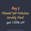 Flawed Yet Fabulous Greeting Card Variety Pack of 10