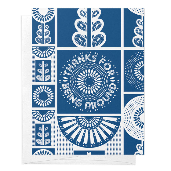 Folk Art Inspired Floral Thank You Cards Variety Pack