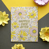 Happily Ever After Floral Wedding Greeting Card