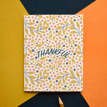  Thankful Flora Thanksgiving Nature Greeting Card