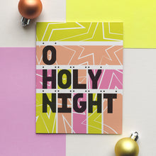  O Holy Night Christmas Stars Greeting Card