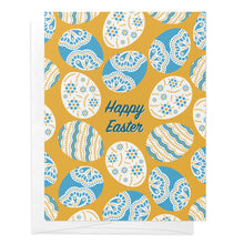  Happy Easter Folk Art Inspired Easter Eggs Greeting Card