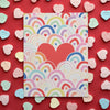 Rainbows and Hearts Love & Valentine's Day Greeting Card