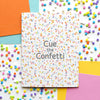 Confetti Birthday Graduation & Celebration Greeting Card