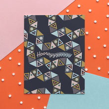  Hooray Triangles Celebration Greeting Card