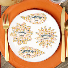  Thankful Thanksgiving Printable Place Cards, Leaves, & Flowers